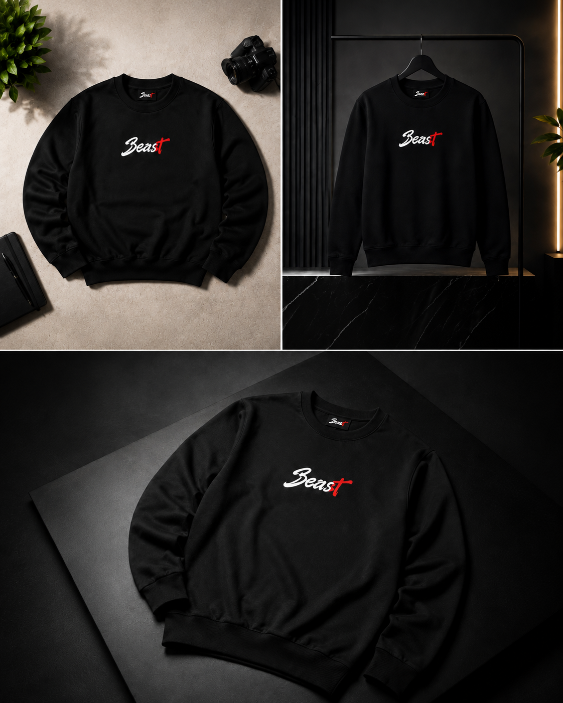 Beast -Black Sweatshirt